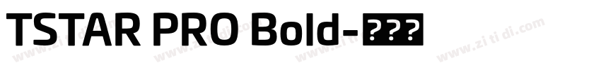 TSTAR PRO Bold字体转换